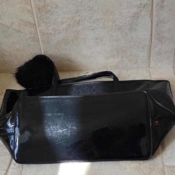 Authentic Kate Spade black logo Tote zip top bag - Picture 5 of 5